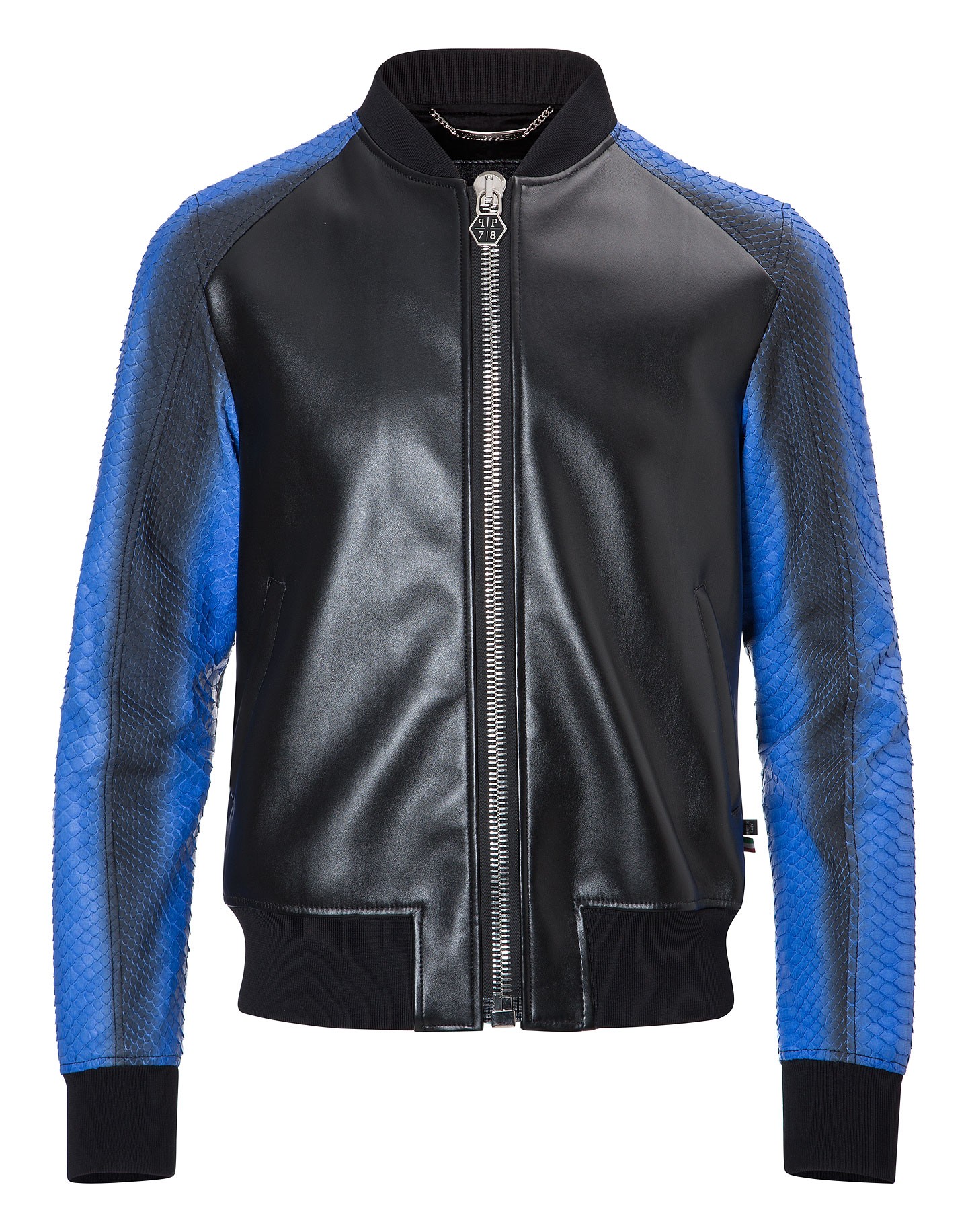 MADE TO ORDER SNAKE SKIN BOMBER WITH LAMBSKIN