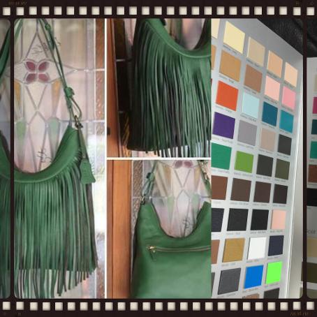LEATHER FRINGE BAGS ALL COLOURS